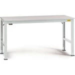 Manuflex LU4063.7035 ESD pracovní stůl Univerzální standardní základní stůl s kaučuk, Šxhxv = 1500 x 1000 x 760-870 mm
