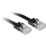 Síťový kabel RJ45 LINDY 47525, CAT 6, U/UTP, 10.00 m, černá