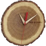 Quartz nástěnné hodiny TFA Dostmann Tree-o-Clock Wanduhr 60.3046.08, dub, dřevo