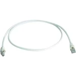 Síťový kabel RJ45 Telegärtner L00000A0236, CAT 6A, S/FTP, 25.00 cm, bílá