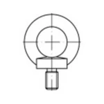 TOOLCRAFT  109345 závesné skrutky M33   DIN 580   ocel  1 ks