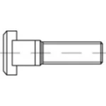 Skrutka s T hlavou TOOLCRAFT 112520 M12 DIN 787 65 mm x 12 mm štvorhran oceľ 10 ks