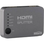 Marmitek Split 312 2 porty HDMI splitter možnosť 3D prehrávania 3840 x 2160 Pixel strieborná