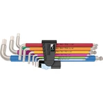 Wera 3950/9 Hex-Plus Multicolour Imperial Stainless 1 inbus sada kľúčov 9-dielna