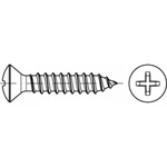 TOOLCRAFT TO-5377728  skrutky do plechu so zápustnou šošovkovou hlavou  50 mm krížová dražka Philips  ISO 7051  nerezová