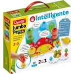 Quercetti Jumbo Peggy jumbo pegs & pegboard mozaika s veľkými kolíčkami