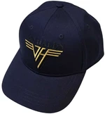 Van Halen Şapcă Text & Yellow Logo Albastru Navy