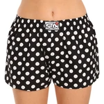 Women's boxer shorts Styx art classic elastic polka dots