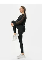 Koton Sports Leggings High Waist Stripe Detailed Slim Fit