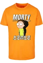 Pánské tričko Rick and Morty Sad Morty oranžové