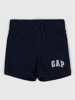 Navy blue children's shorts logo GAP