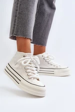 Women's Platform Sneakers White Aineri