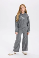 DEFACTO Girl Anthracite Wide Leg Wide Leg Sweatpants