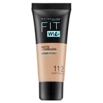 Maybelline Fit Me! Foundation Matte + Poreless podkład w płynie z formułą matującą 112 Soft Beige 30 ml