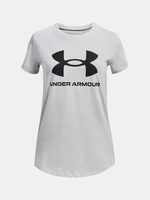 Světle šedé tričko Under Armour UA G SPORTSTYLE LOGO SS