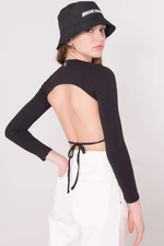 BSL Black short top with open back