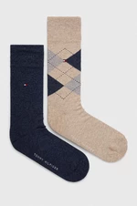 Ponožky Tommy Hilfiger béžová barva, 100001495