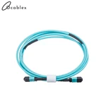 5 PCS/Lot 12 Fiber MPO Patch Cord LSZH OM4 850nm 15m MPO(Male) Fiber Optical Patch Cable Fiber Optic Patch Cord