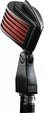 Heil Sound The Fin Black Body Red LED Microphone retro