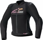 Alpinestars Stella SMX Air Jacket Black/Yellow/Pink XS Textilná bunda