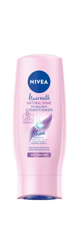 Nivea Pečující kondicionér s mléčnými a hedvábnými proteiny na unavené vlasy bez lesku Hairmilk Shine (Care Conditioner) 200 ml