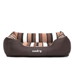 Hundebett Reedog Comfy Brown & Strips - L