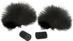 Rycote Black Lavalier Windjammer Pair Protezione anti-vento per microfono