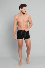 Men's Boxer Shorts - Black/Fluo Green