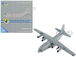 Lockheed C-130H Hercules Transport Aircraft "166th Airlift Wing" United States Air Force "Gemini Macs" Series 1/400 Diecast Model Airplane by GeminiJ