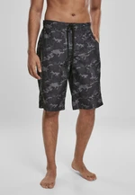 Black camo table shorts