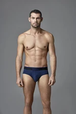 Dagi Men's Indigo Combed Cotton Compact Slip Briefs.