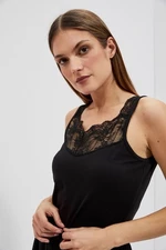 Women's top Moodo - black