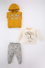 DEFACTO 3 piece Regular Fit Knitted Set