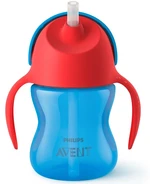 PHILIPS AVENT Hrnček so slamkou od 9 mesiacov s držadlami, chlapec, 200 ml