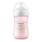 PHILIPS AVENT Fľaša Natural Response 260ml, 1m+ ružová