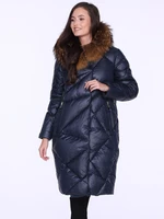 Női kabát PERSO PERSO_Coat_BLH220039FR_Navy_Blue