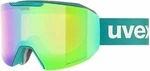 UVEX Evidnt Attract Proton Mat Mirror Green/Contrastview Orange Lasergold Lite Gafas de esquí