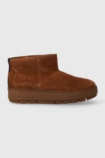 Semišové sněhule Tommy Hilfiger COOL SUEDE SNOWBOOT hnědá barva, FW0FW07662