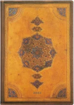 Paperblanks Diář 12měs 2022 Safavid Midi HOR flexi