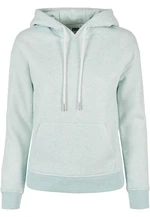 Women's color Melange Hoody aqua melange