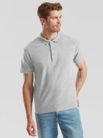 Light Grey Men's Polo Shirt Original Polo Friut of the Loom