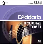 D'Addario EJ13-3D Akusztikus gitárhúrok