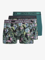 Jack & Jones Drew Boxerky 3 ks Zelená