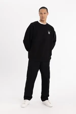 DEFACTO Baggy Fit Cargo Pocket Gabardine Trousers