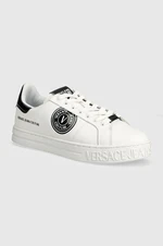 Kožené sneakers boty Versace Jeans Couture Court 88 bílá barva, 77YA3SK1 ZP332 L02