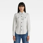 G-STAR Košeľa - Slim shirt wmn ls sivá