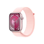 Apple Watch S9 45 mm sport loop smart hodinky Pink