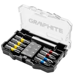 Sada bitů - křížové a torx, magnetický držák, 10 ks - Graphite