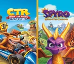 Crash Team Racing Nitro-Fueled + Spyro Game Bundle XBOX One / Xbox Series X|S Account