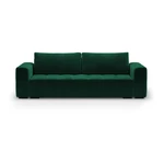 Zielona aksamitna rozkładana sofa Milo Casa Luca